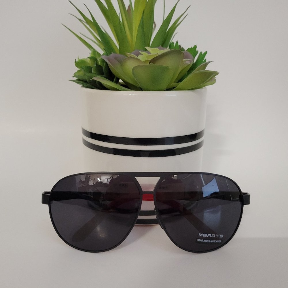 MERRYS DESIGN Mens HD Polarized UV400 Classic Aviator Sunglasses NEW